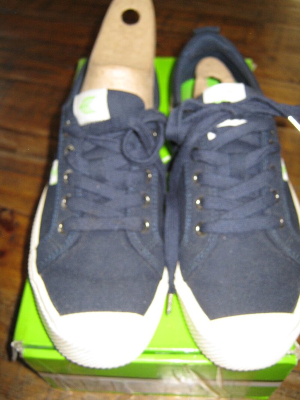 Cariuma Canvas Navy Sneakers - US Women Size 9 - US Men 7.5